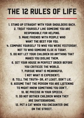 the 12 rules of life