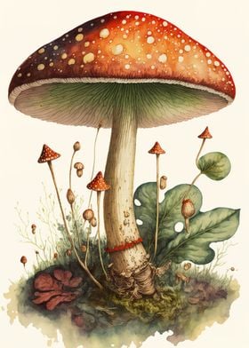 cute mushroom 