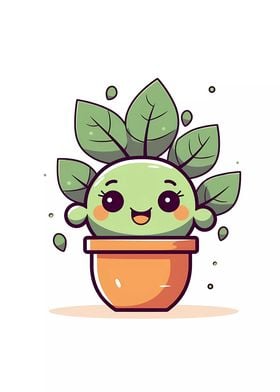 Cute Minimalist Pot Plant