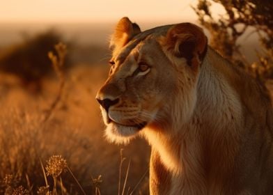 Lioness Wildlife Photo