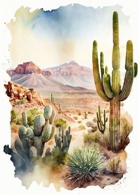 Desert Watercolor