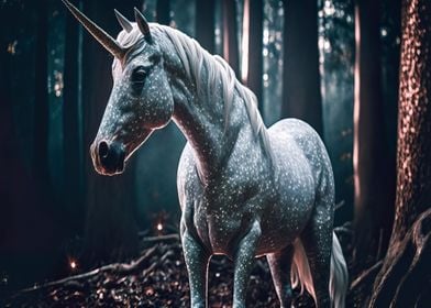 A mystical unicorn