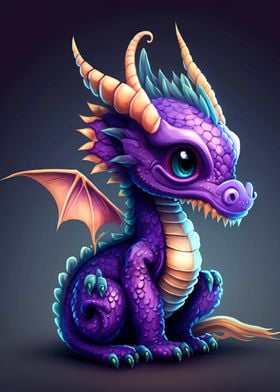 Baby dragon cute