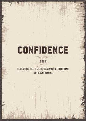 confidence