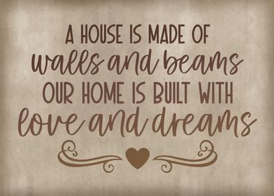 Home with love and dreams