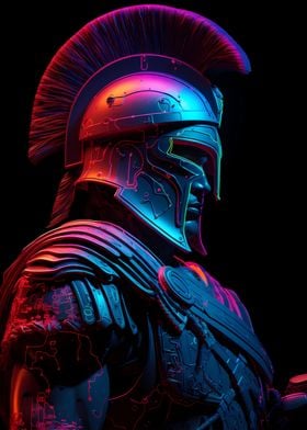 Colorful Neon Gladiator 5