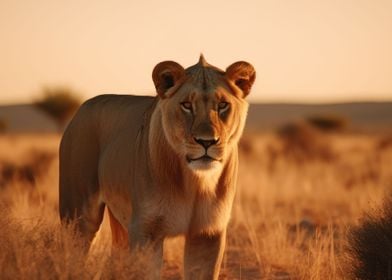 Lioness Wildlife Photo