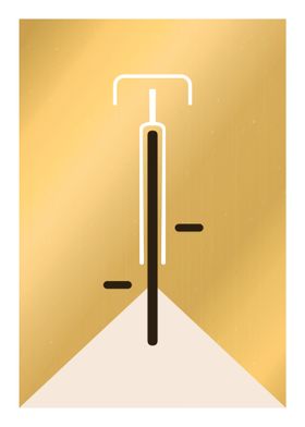 Fahrrad Bauhaus Gold