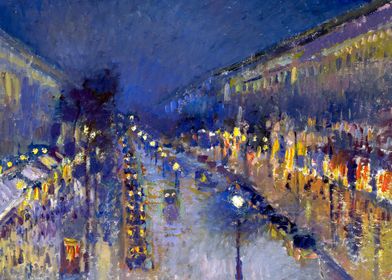 Boulevard Montmartre Night