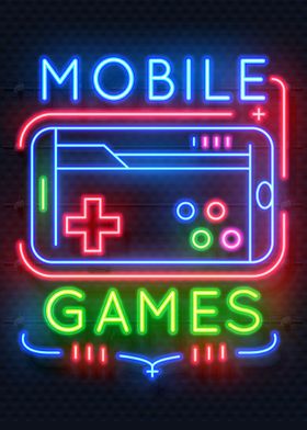Mobile Games Neon Gaming