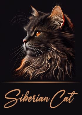 Elegant Siberian Cat