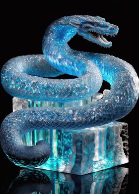 Blue Snake Splash