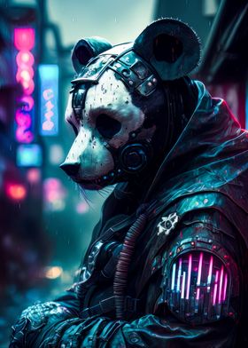 Cyberpunk Panda