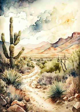 Desert Watercolor