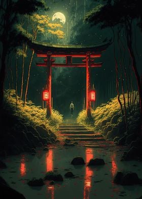 japanese gate anime