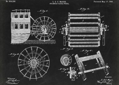 Steamboat Paddle Wheel