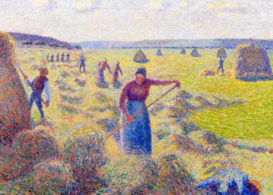 Haymaking at Eragny