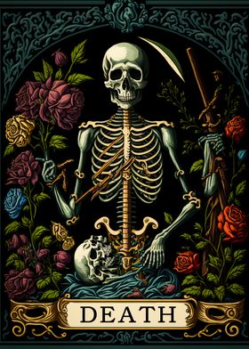 The death tarot card