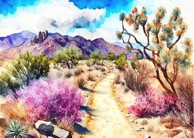 Desert Watercolor