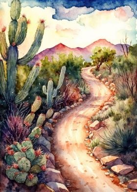 Desert Watercolor