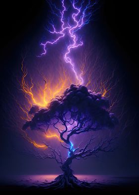 Cosmic Tree Lightning