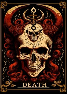 The death tarot card