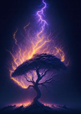 Cosmic Tree Lightning