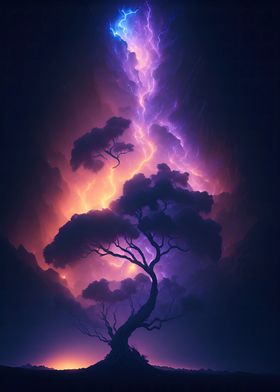 Cosmic Tree Lightning