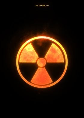 Radioactive sign