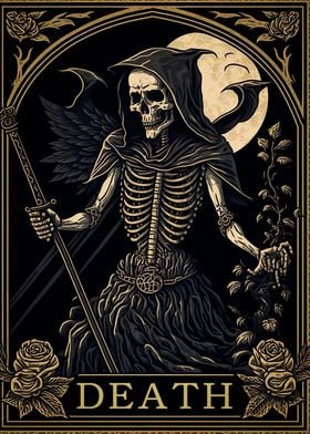 The death tarot card