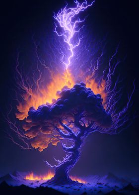 Cosmic Tree Lightning