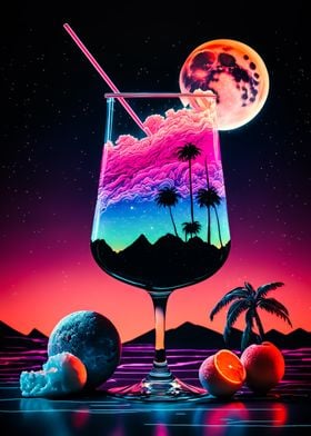 Cocktail Drink Neon