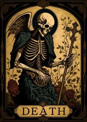 The death tarot card