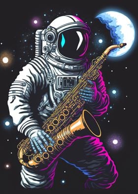 Astronaut saxophone