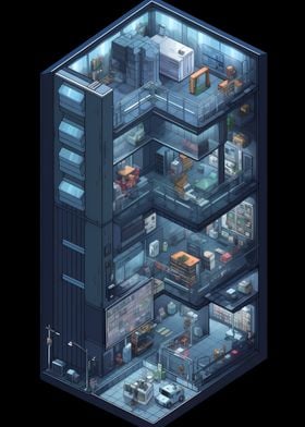 Isometric Skyscraper