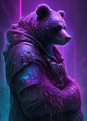 Bear Cyberpunk