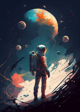 Traveling Astronaut