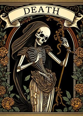 The death tarot card