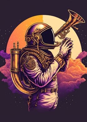 Astronaut saxophone