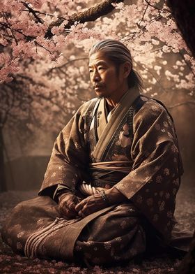 Japanese Samurai Sakura