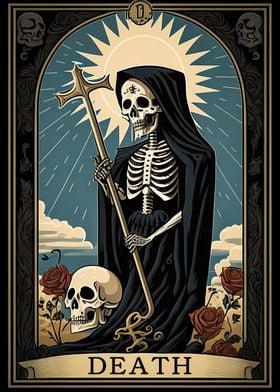 The death tarot card