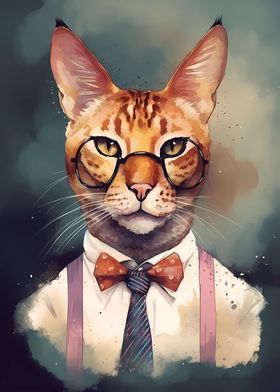 Savannah Cat Fanciful