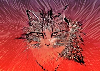 Red Fire Cat