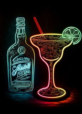 Cocktail Drink Neon