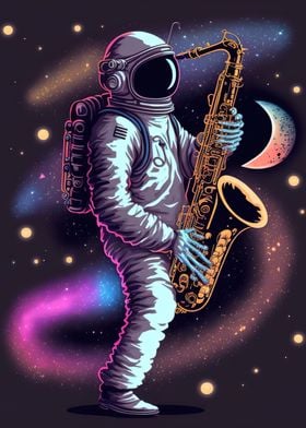 Astronaut saxophone