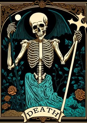 The death tarot card