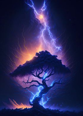 Cosmic Tree Lightning