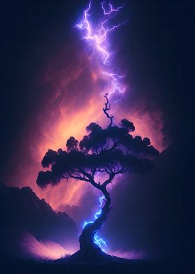 Cosmic Tree Lightning