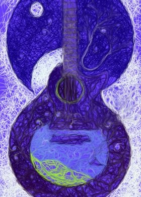 Blue Infinite Guitar