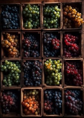 Fresh Wine Grape Selection